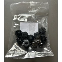 Fekete műanyag gyöngyök Fekete műanyag gyöngyök