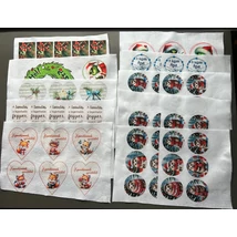 II. osztályú mintás barkácsfilc csomag - 10db - 102 II. osztályú mintás barkácsfilc csomag - 10db - 102