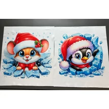 Ii. Oszt párna panel csomag - jeges állatok - 2db Ii. Oszt párna panel csomag - jeges állatok - 2db