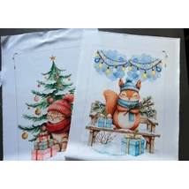 Teszt nyomatok - Panama minimat mikulás zsák - 2db Teszt nyomatok - Panama minimat mikulás zsák - 2db