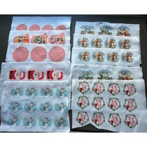 II. osztályú mintás barkácsfilc csomag - 10db - 422 II. osztályú mintás barkácsfilc csomag - 10db - 422