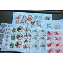 II. osztályú mintás barkácsfilc csomag - 10db - 425 II. osztályú mintás barkácsfilc csomag - 10db - 425