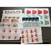 II. osztályú mintás barkácsfilc csomag - 10db - 102 II. osztályú mintás barkácsfilc csomag - 10db - 102