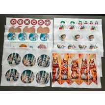 II. osztályú mintás barkácsfilc csomag - 10db - 104 II. osztályú mintás barkácsfilc csomag - 10db - 104