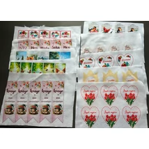 II. osztályú mintás barkácsfilc csomag - 10db - 105