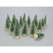 Mini dekor műfenyő zöld 6cm - 5db