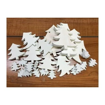 Fehér fa fenyőfák vegyes méret - 10db Fehér fa fenyőfák vegyes méret - 10db