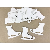 Fehér korcsolya 5cm - 5db