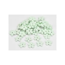 Menta fa virág dekorációk - 2,5cm - 10db Menta fa virág dekorációk - 2,5cm - 10db