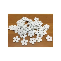 Krém fa virág dekorációk - 2,5cm - 10db