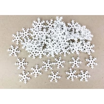 Fehér hókristály 2,5cm - 10db Fehér hókristály 2,5cm - 10db