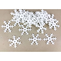 Fehér hókristály 5,5cm - 5db Fehér hókristály 5,5cm - 5db