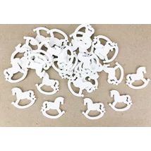 Fehér hintaló 3cm - 10db Fehér hintaló 3cm - 10db