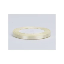 Szatén szalag - 6mm - 22m -  krém Szatén szalag - 6mm - 22m -  krém