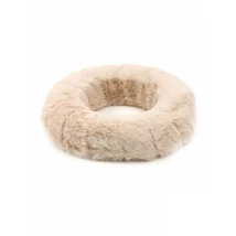 Szőrmés koszorú alap - 20cm - púder Szőrmés koszorú alap - 20cm - púder