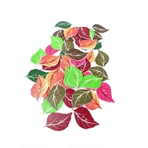 Őszi falevél mix fa formagomb csomag  - 10db