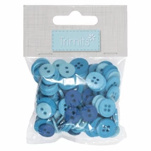 Trimits - kreatív hobby gombok - blue - 125db Trimits - kreatív hobby gombok - blue - 125db