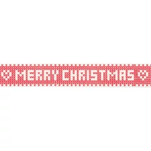 100% pamut szalag csomag - Knitted Merry Christmas