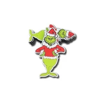 Nyomtatott fa figura - álló Grincs - 9,3 x 5,6cm Nyomtatott fa figura - álló Grincs - 9,3 x 5,6cm