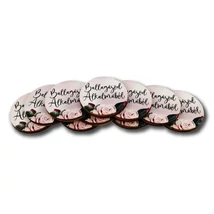 Nyomtatott fa pici kör táblácska - Ballagásod alkalmából - 3cm Nyomtatott fa pici kör táblácska - Ballagásod alkalmából - 3cm