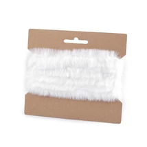 Műszőrme szalag - 2cm x 160cm - törtfehér Műszőrme szalag - 2cm x 160cm - törtfehér