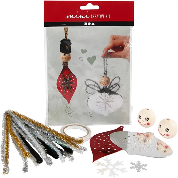 Mini Creative Kit - Csináld magad! diótörő és angyal