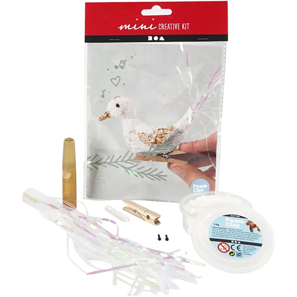 Mini Creative Kit - Csináld magad! madárka csipesszel