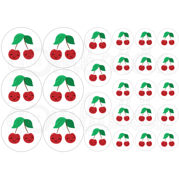 Ovis jel mintás barkácsfilc - cseresznye