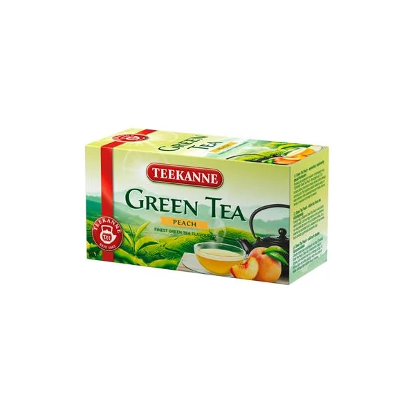 Zöld tea, 20x1,75 g, TEEKANNE, barack