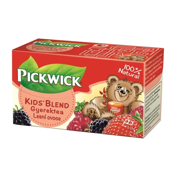 Gyümölcstea, 20x2 g, PICKWICK, "Gyerektea", erdei gyümölcs Gyümölcstea, 20x2 g, PICKWICK, "Gyerektea", erdei gyümölcs