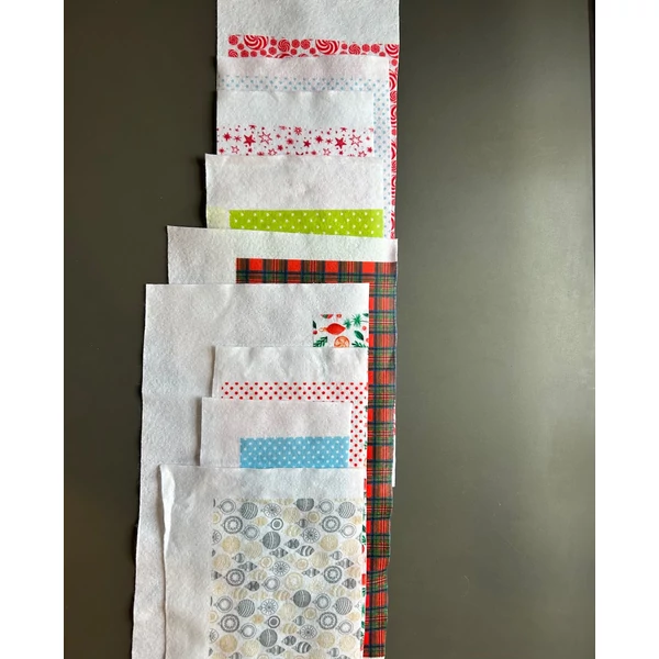 Mintás filc méteráru - tekercs végi darabok - min.1m Mintás filc méteráru - tekercs végi darabok - min.1m