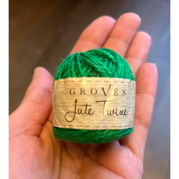 Zöld juta zsinór - 1mm - kb. 27m