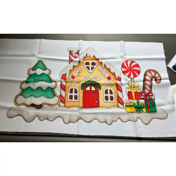 Teszt nyomat Panama karácsonyi párna panel