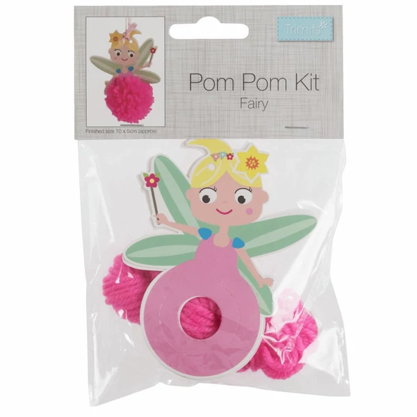 Csináld magad! pom-pom figura - tündér