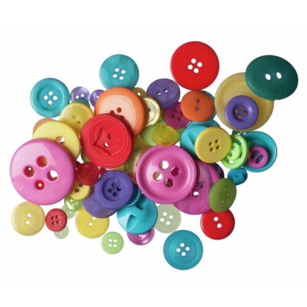 Trimits Bag of Craft Buttons - Brights