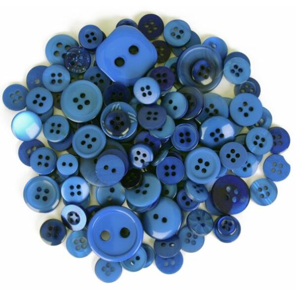 Trimits Bag of Craft Buttons - Dark Blue